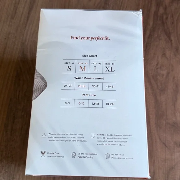 Hazel High and Dry Briefs Size 02 Medium - Picture 2 of 6